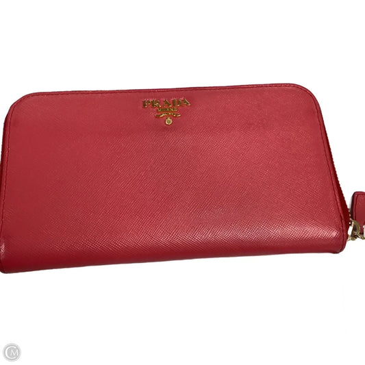 Wallet Luxury Designer By Prada, Size: Medium