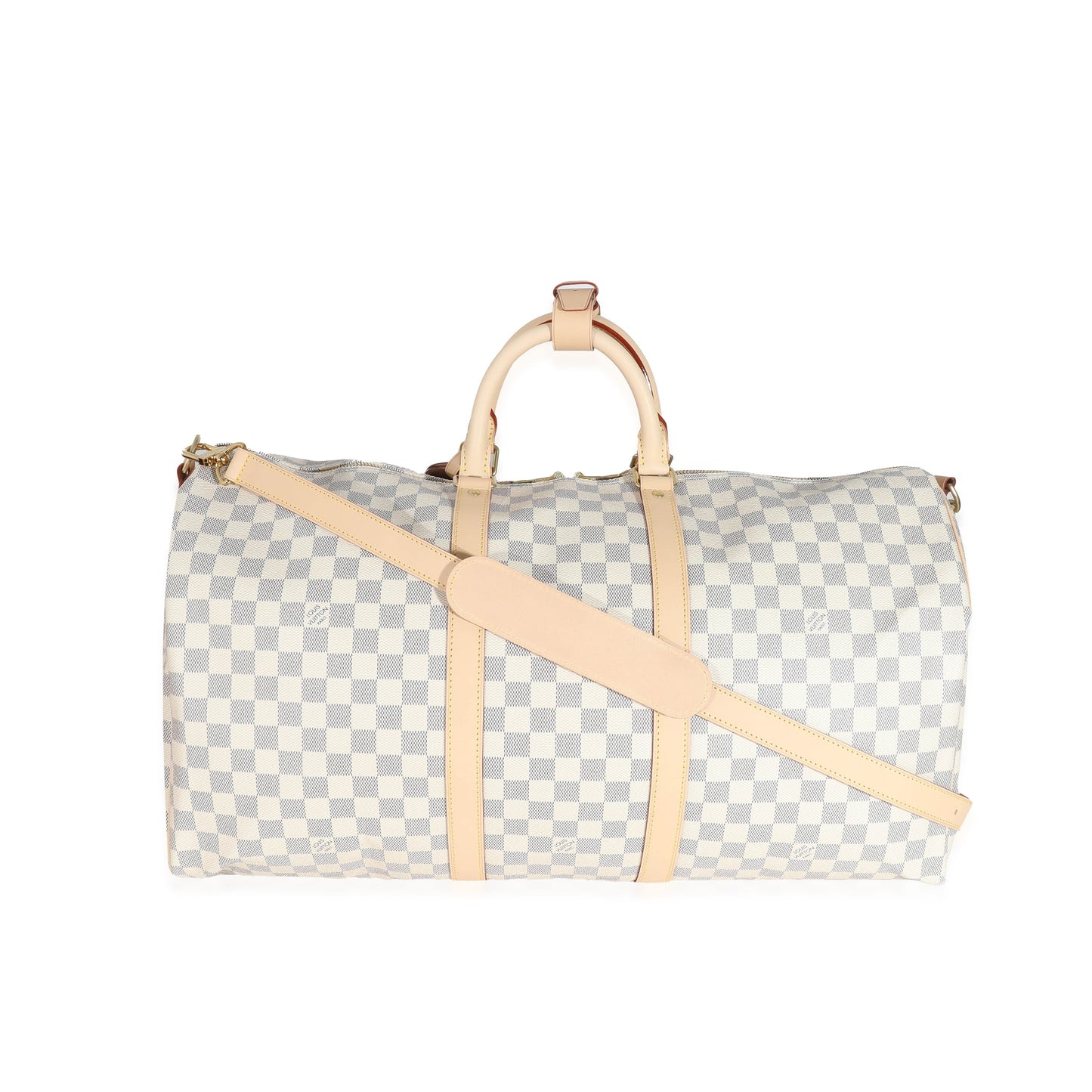 Louis Vuitton Louis Vuitton Damier Azur Canvas Keepall Bandoulière 55