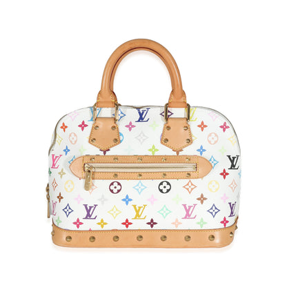 Louis Vuitton x Takashi Murakami White Monogram Multicolore Canvas Alma PM
