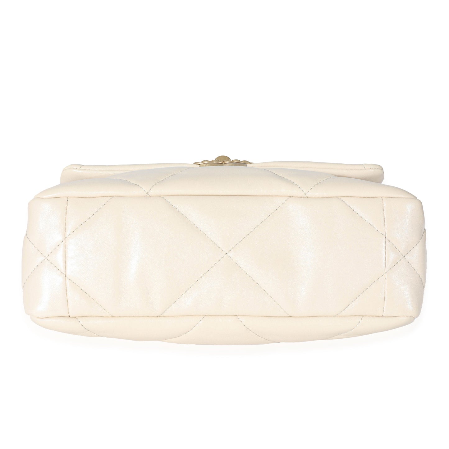 Chanel 21P Beige Goatskin Medium Chanel 19 Flap Bag