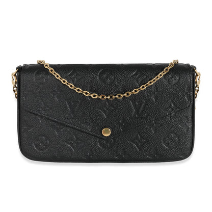Louis Vuitton Louis Vuitton Black Monogram Empreinte Félicie Pochette