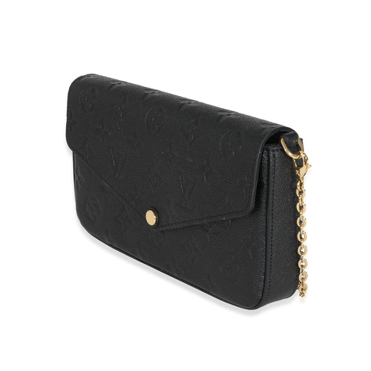 Louis Vuitton Louis Vuitton Black Monogram Empreinte Félicie Pochette