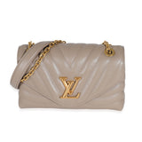 Louis Vuitton Louis Vuitton Dark Taupe Quilted Calf New Wave Chain MM