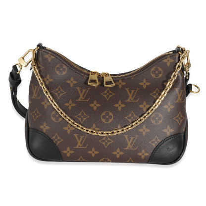 Louis Vuitton Louis Vuitton Black Monogram Canvas Boulogne NM