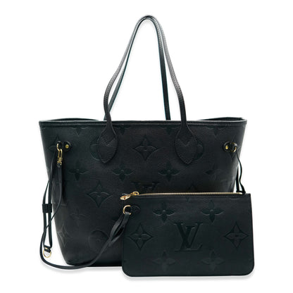 Louis Vuitton Louis Vuitton Black Monogram Empreinte Neverfull MM
