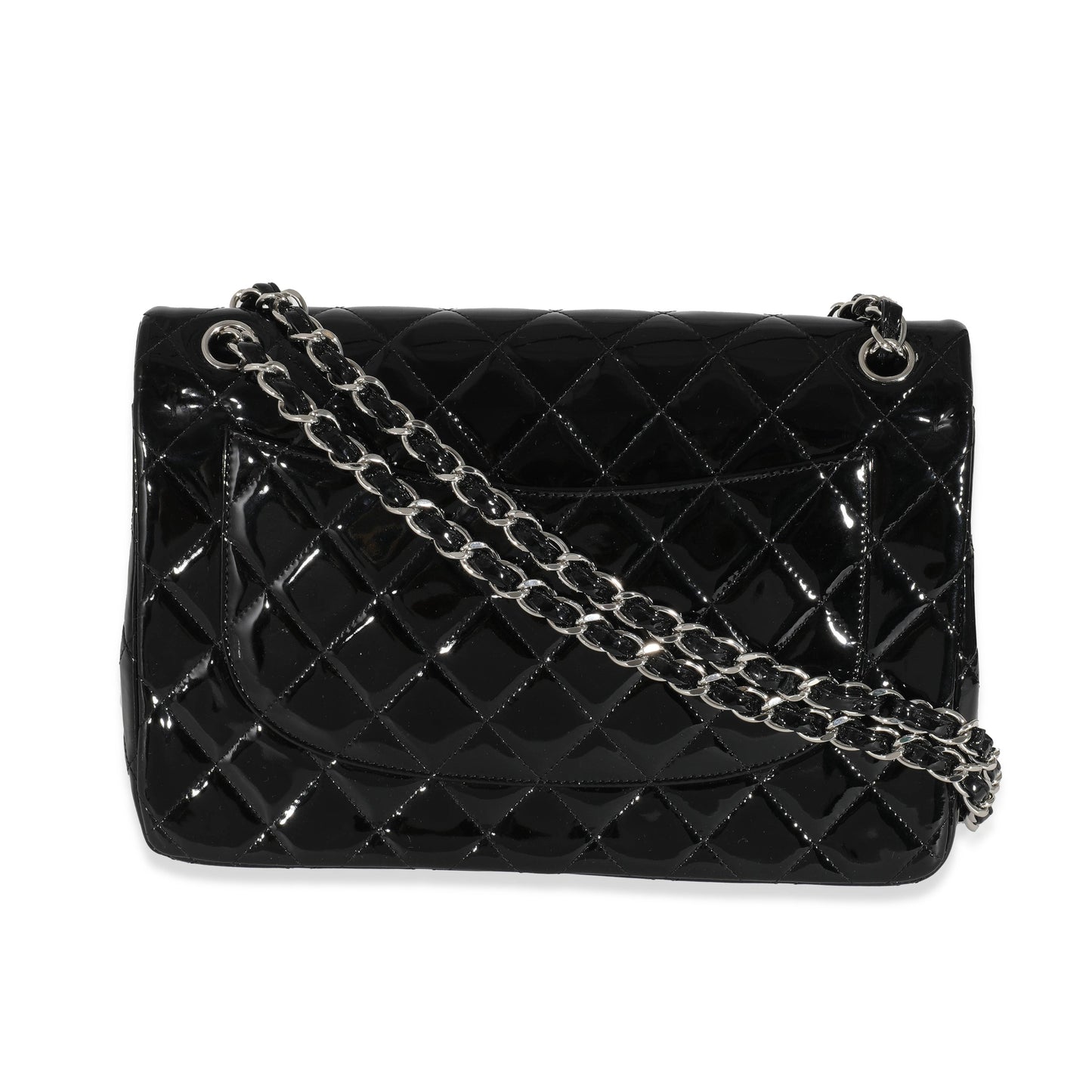 Chanel Black Patent Classic Jumbo Flap Bag