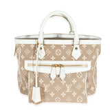 Louis Vuitton Louis Vuitton Blanc Monogram Jacquard Sabbia Cabas MM