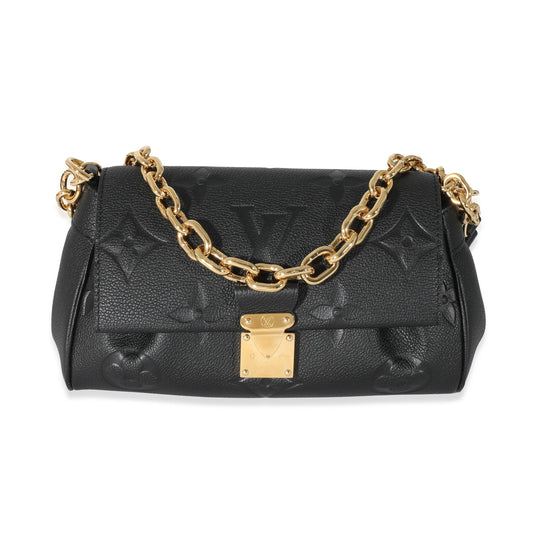 Louis Vuitton Louis Vuitton Black Monogram Empreinte Favorite Bag