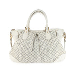 Louis Vuitton Louis Vuitton White Blue Mini Lin Croisette Marina GM