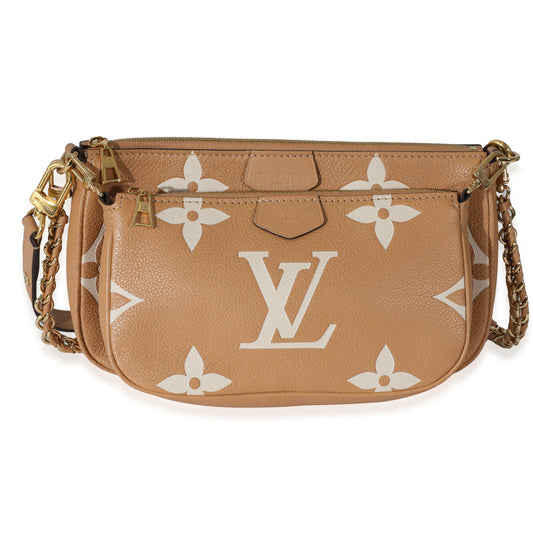 Louis Vuitton Louis Vuitton  Arizona Creme Giant Empreinte Multi Pochette Accessories