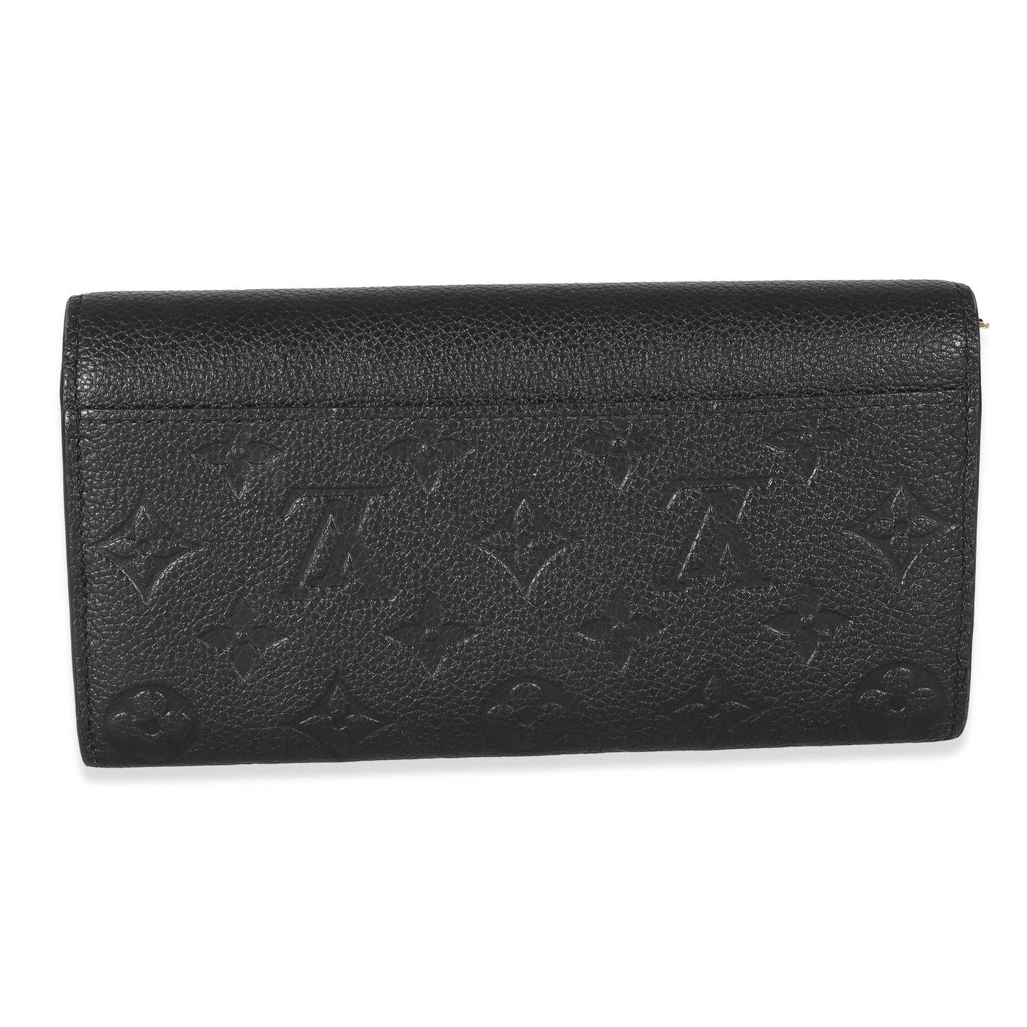 Louis Vuitton Louis Vuitton Black Empreinte Sarah Wallet