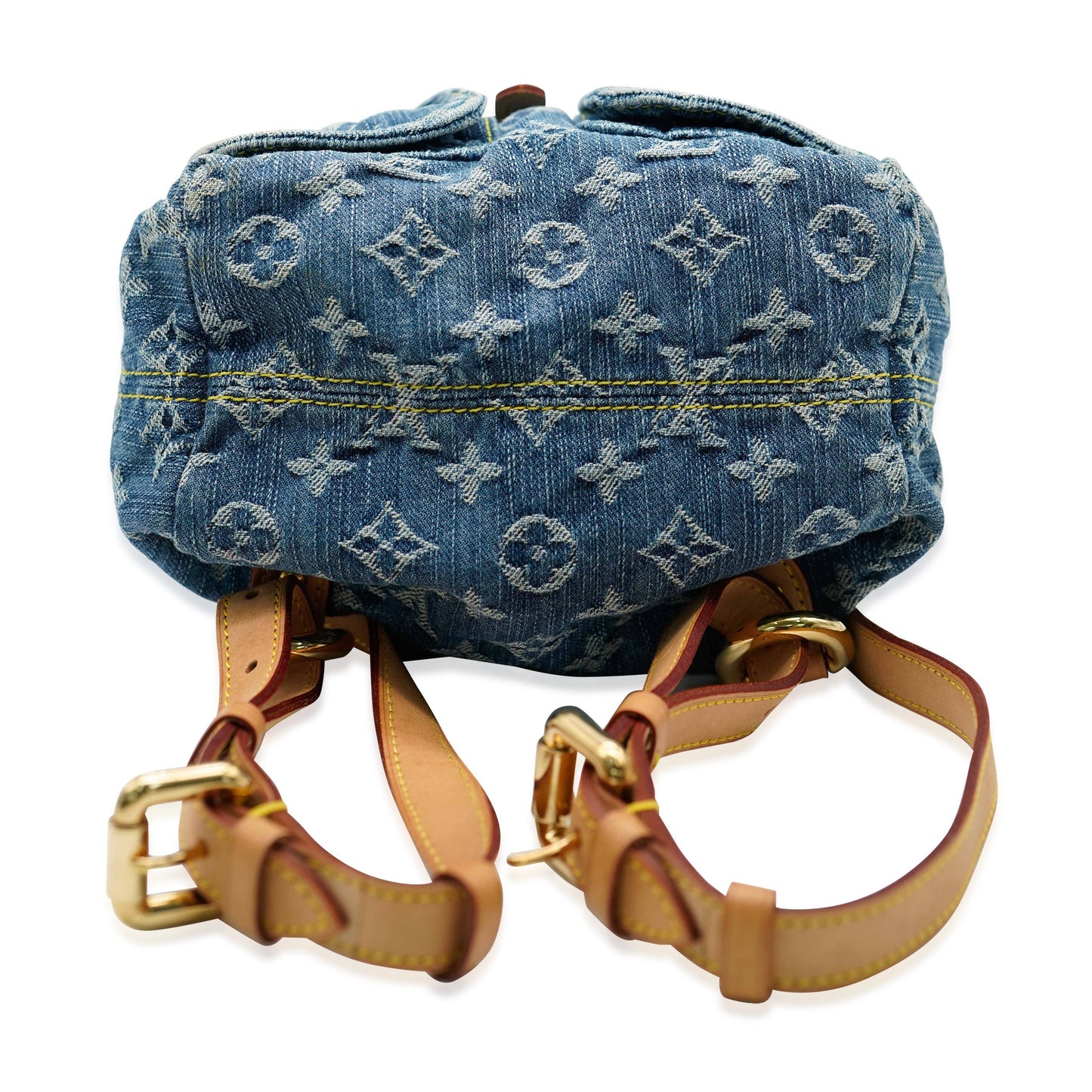 Louis Vuitton Louis Vuitton Blue Monogram Denim Sac a Dos PM