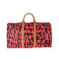 Louis Vuitton Louis Vuitton x Stephen Spro  Pink Monogram Graffiti Keepall 50