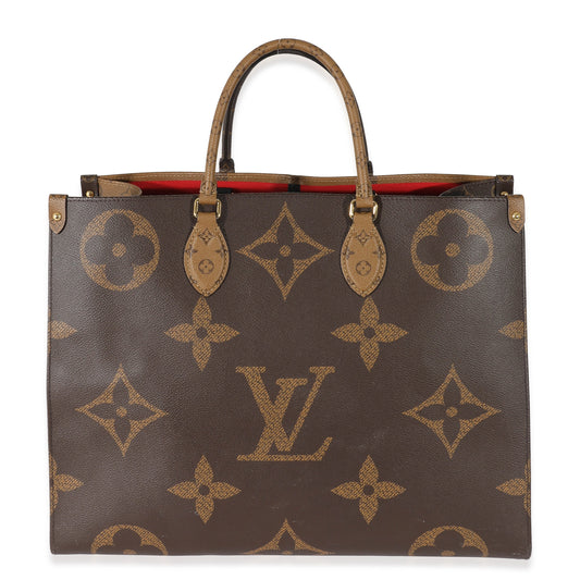 Louis Vuitton Louis Vuitton Reverse Monogram Canvas Onthego GM