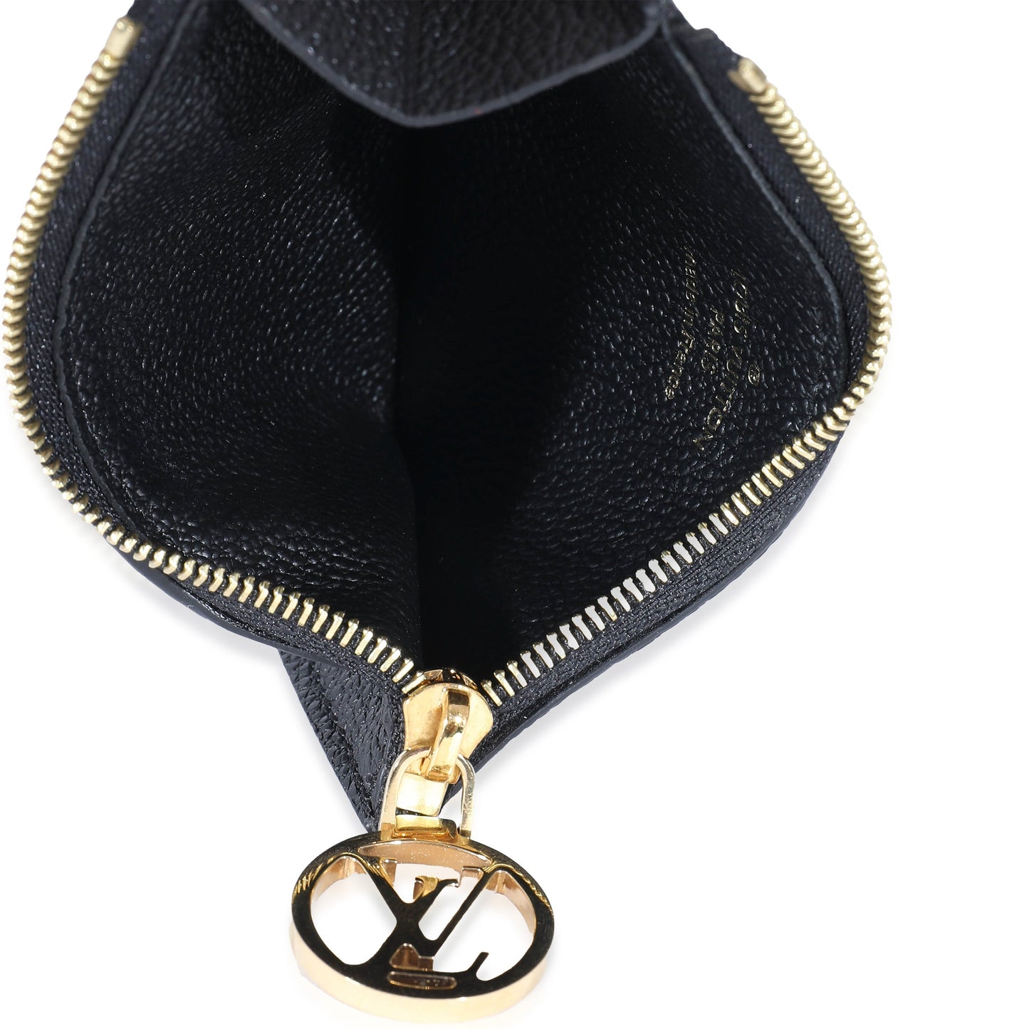 Louis Vuitton Louis Vuitton Black Empreinte Romy Card Holder