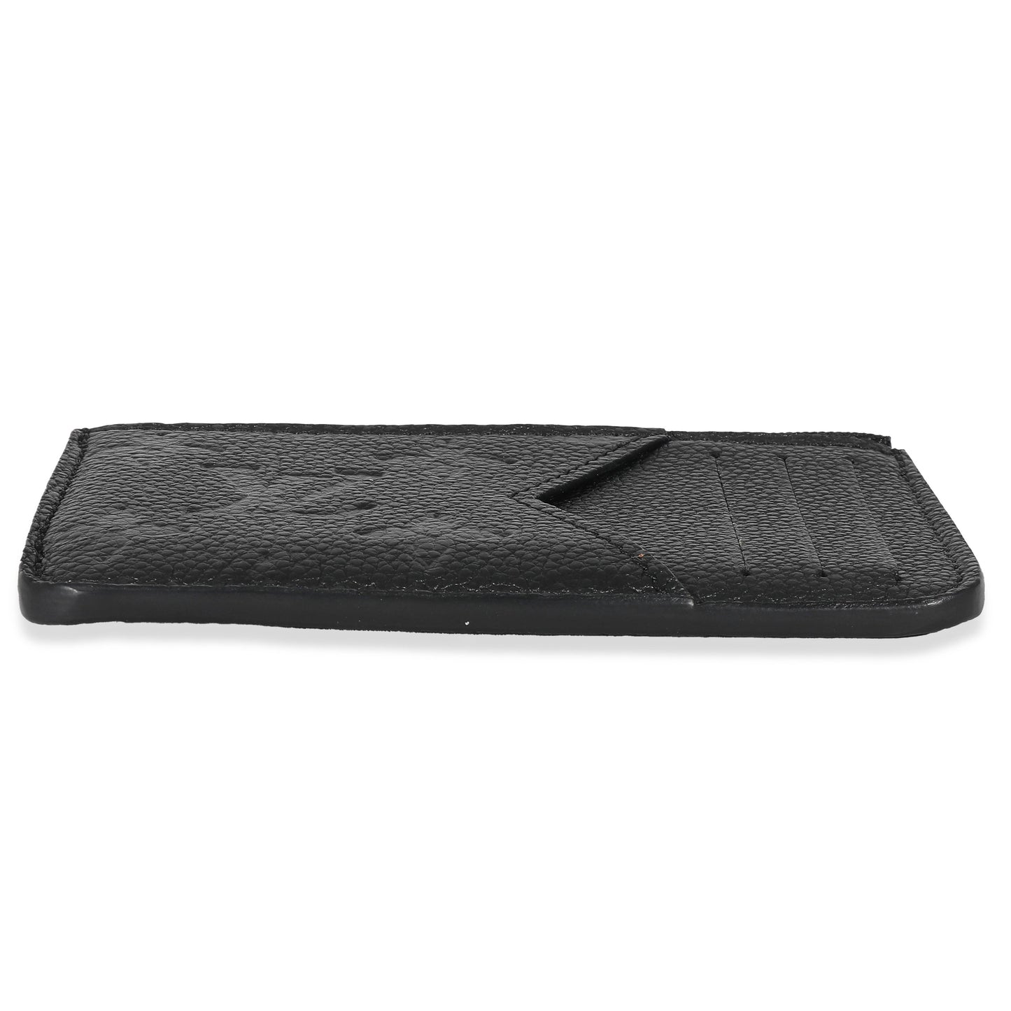 Louis Vuitton Louis Vuitton Black Empreinte Romy Card Holder