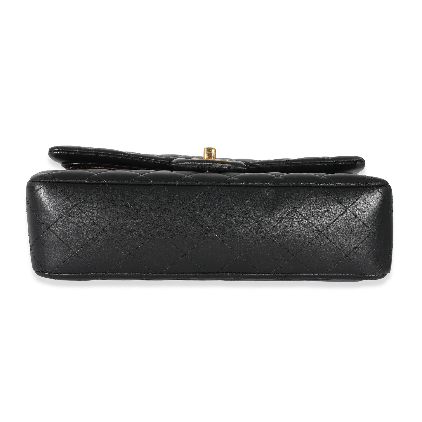 Chanel Black Lambskin Medium Classic Double Flap Bag