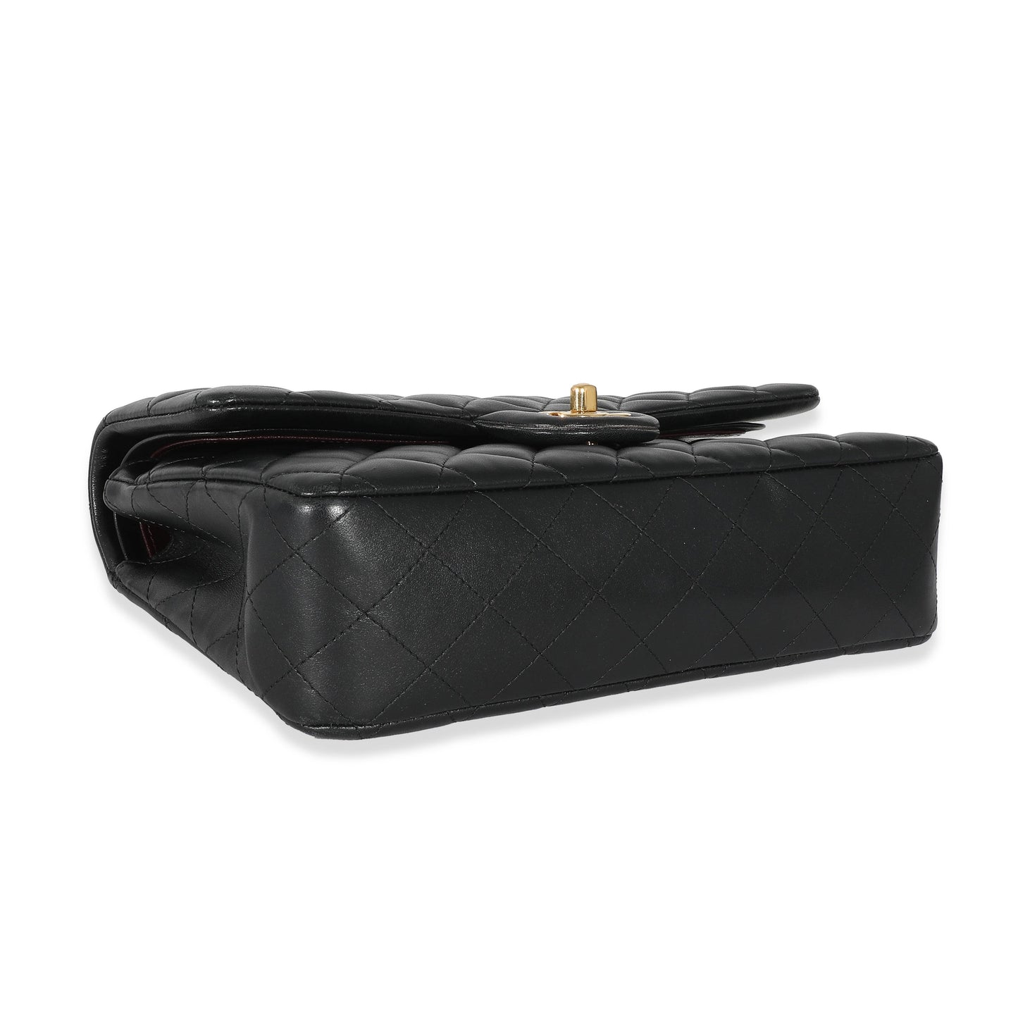 Chanel Black Lambskin Medium Classic Double Flap Bag