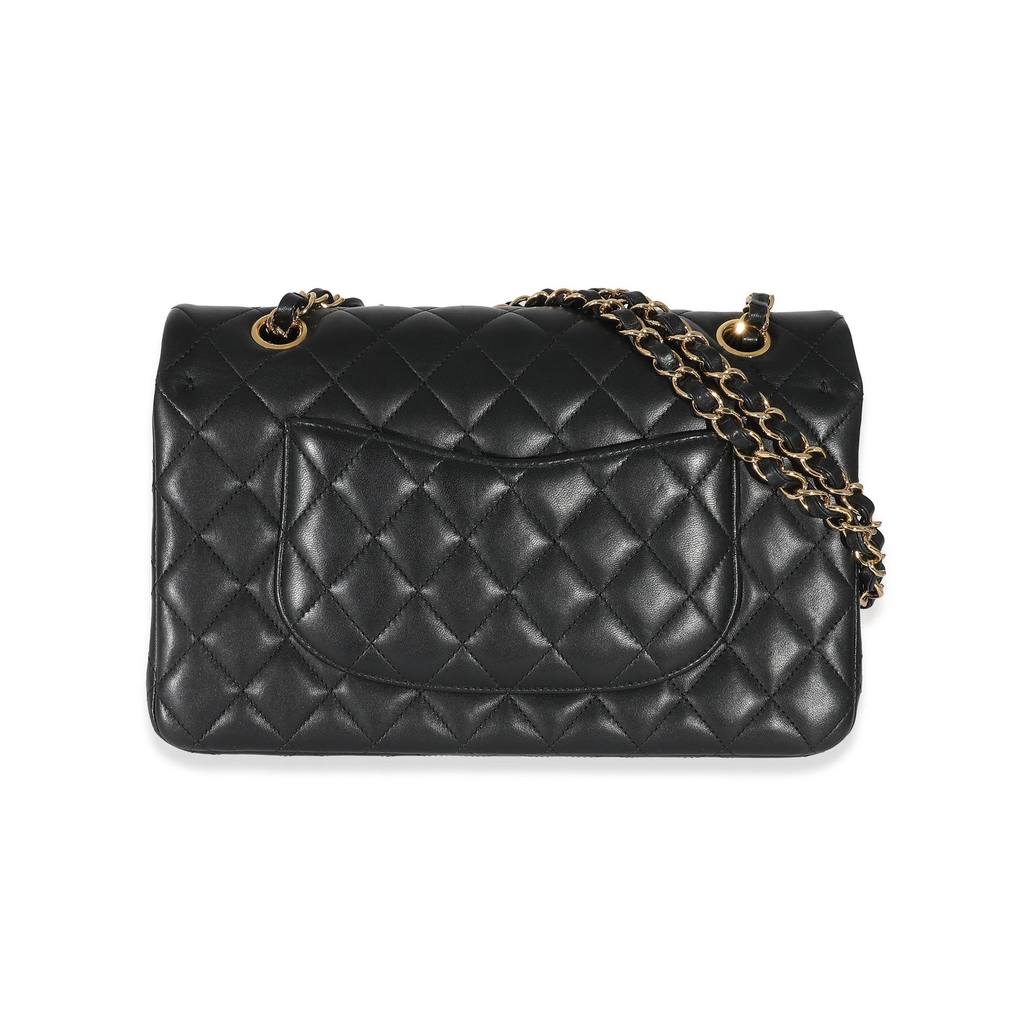 Chanel Black Lambskin Medium Classic Double Flap Bag