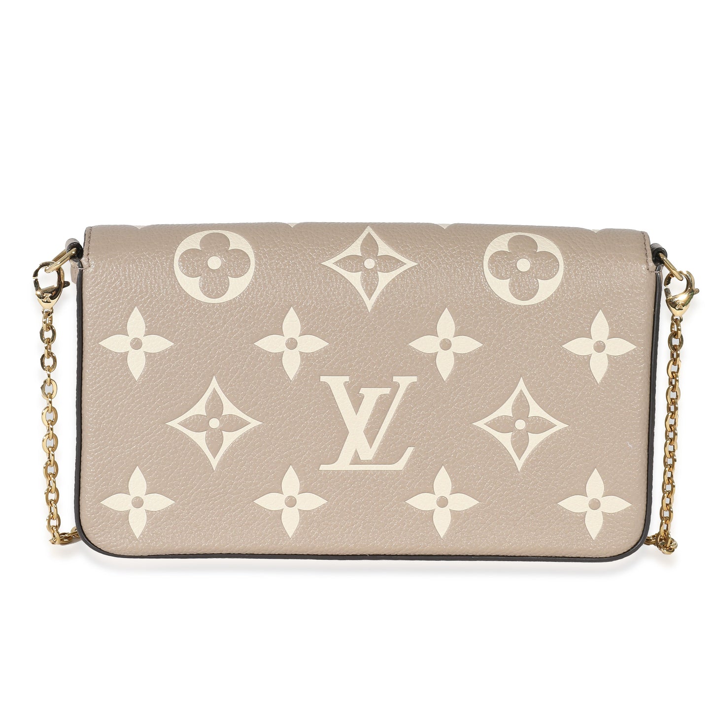 Louis Vuitton Louis Vuitton Tourterelle Creme Empreinte Monogram Giant Félicie Pochette