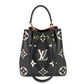 Louis Vuitton Louis Vuitton Black Beige Monogram Empreinte NéoNoé MM