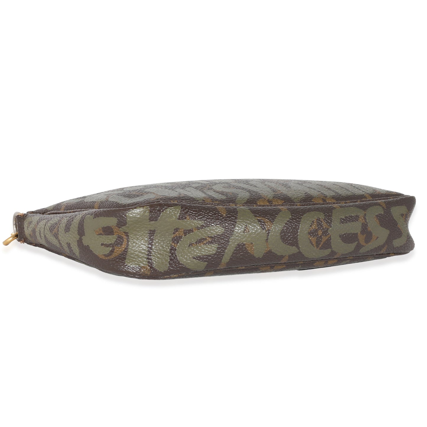 Louis Vuitton Louis Vuitton x Stephen Spro  Kaki Monogram Graffiti Canvas Pochette Accessoir