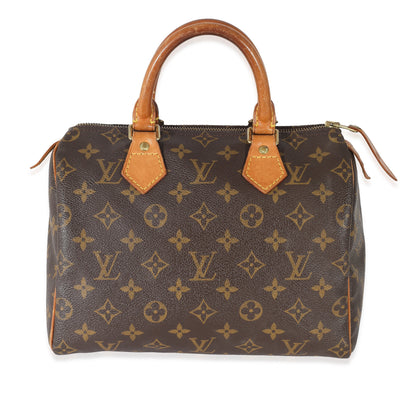 Louis Vuitton Louis Vuitton Monogram Canvas Speedy 25