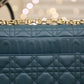 LARGE CARO BAG 28 DEEP OCEAN BLUE SUPPLE CANNAGE CALFSKIN Amelia