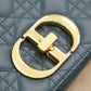 LARGE CARO BAG 28 DEEP OCEAN BLUE SUPPLE CANNAGE CALFSKIN Amelia