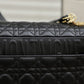 LARGE CARO BAG 28 BLACK SUPPLE CANNAGE CALFSKIN Amelia