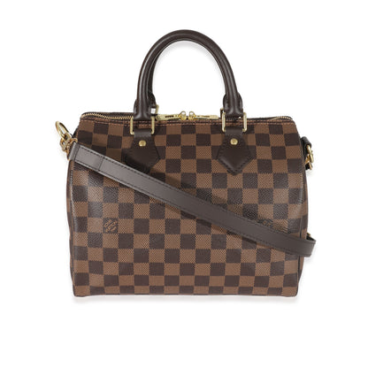 Louis Vuitton Louis Vuitton Damier Ebene Canvas Speedy Bandoulière 25