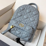 SMALL BACKPACK CLOUD BLUE CANNAGE LAMBSKIN Amelia