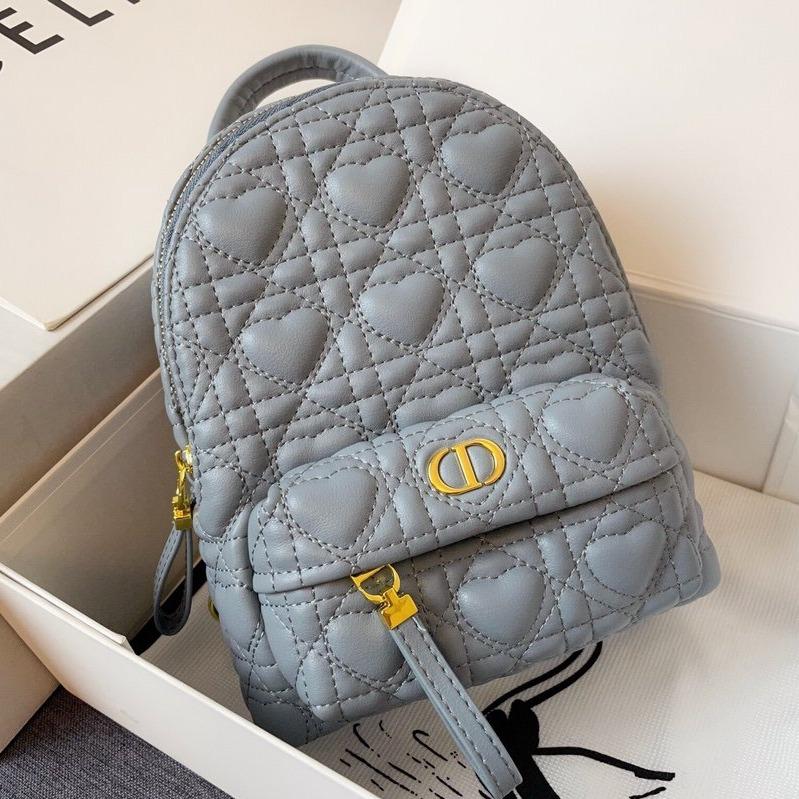 SMALL BACKPACK CLOUD BLUE CANNAGE LAMBSKIN Amelia