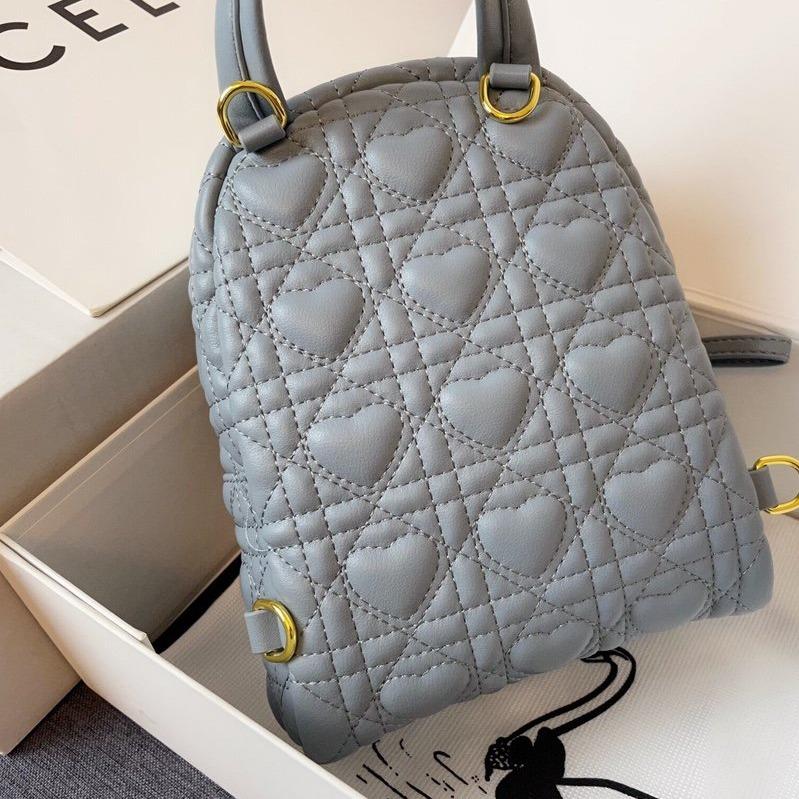 SMALL BACKPACK CLOUD BLUE CANNAGE LAMBSKIN Amelia