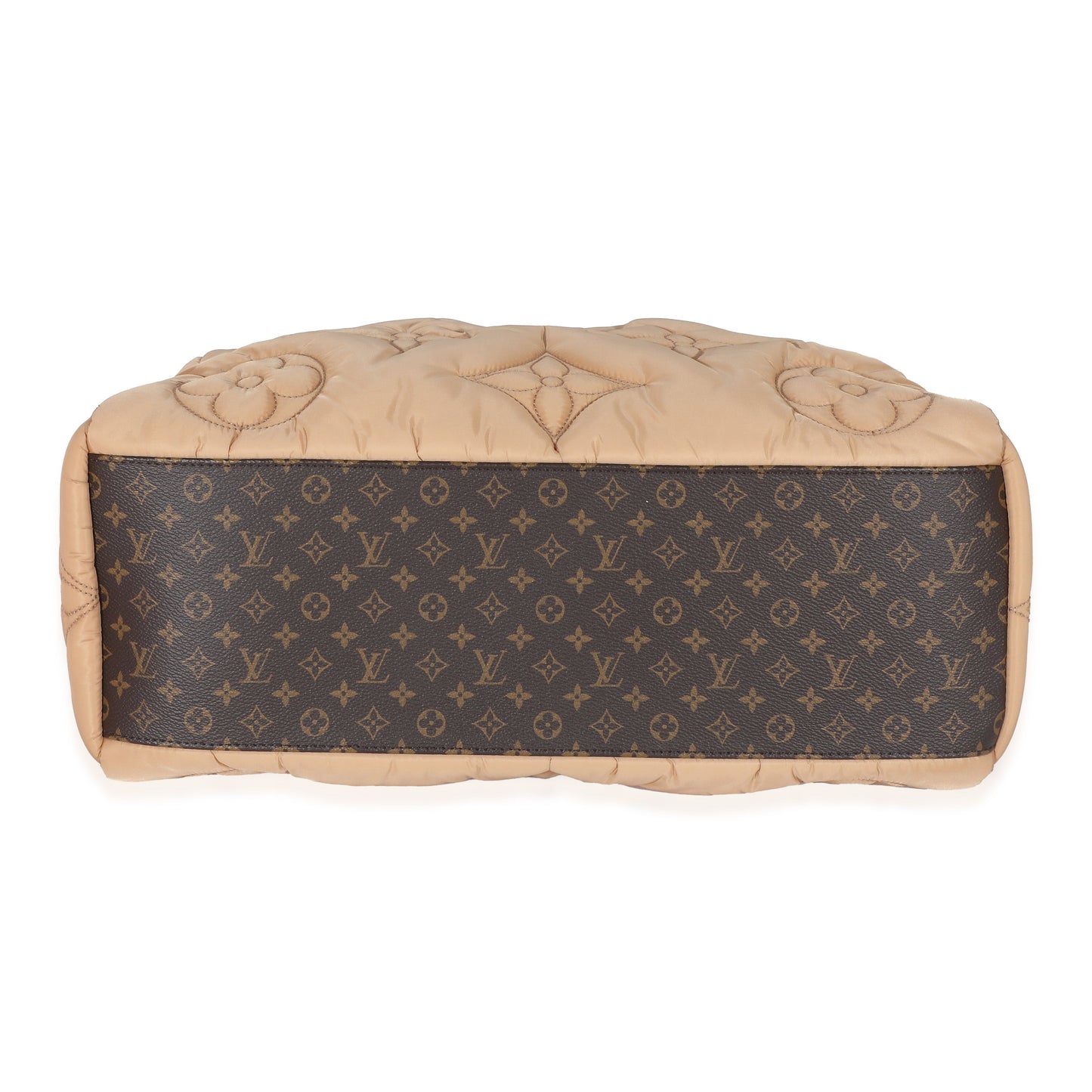 Louis Vuitton Louis Vuitton Beige Econyl Nylon Monogram Pillow Giant Onthego GM