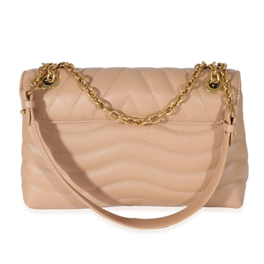 Louis Vuitton Louis Vuitton Noisette Calf Leather New Wave Chain MM