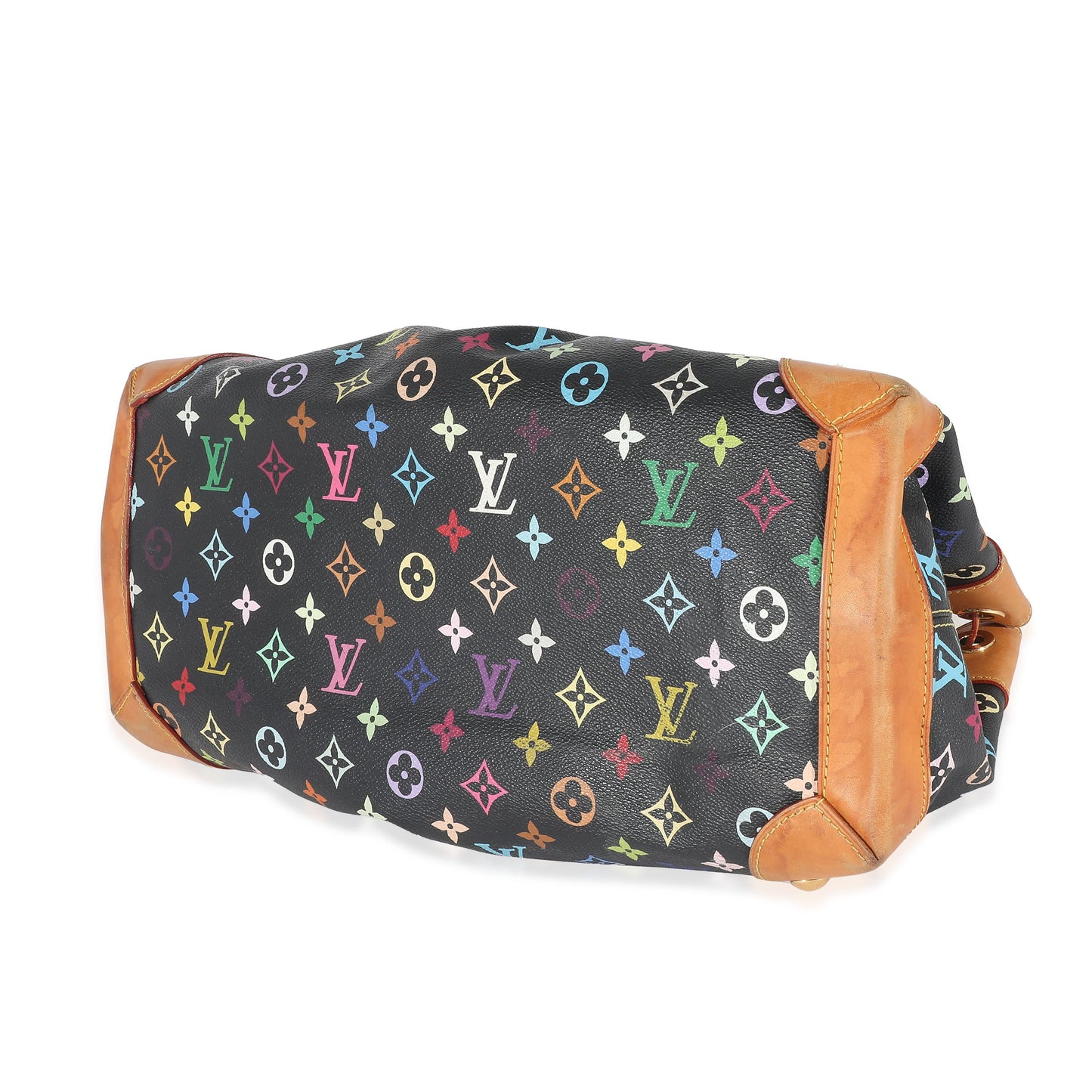 Louis Vuitton Louis Vuitton x Takashi Murakami Black Monogram Multicolore Canvas Ursula