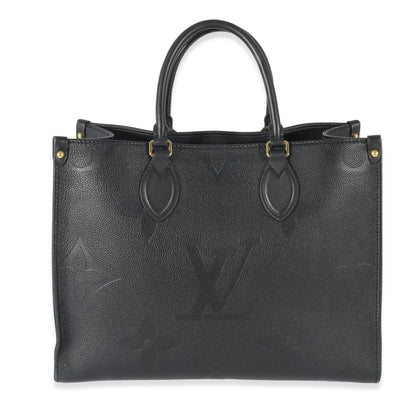 Louis Vuitton Black Monogram Empreinte Giant Onthego MM