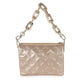 Louis Vuitton Louis Vuitton Light Gold Monogram Embossed Puffy Lambskin Coussin BB