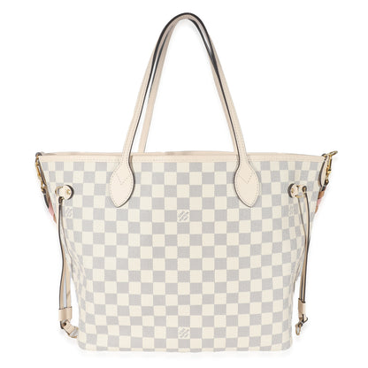 Louis Vuitton Louis Vuitton Damier Azur Canvas Braided Neverfull MM