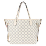 Louis Vuitton Louis Vuitton Damier Azur Canvas Braided Neverfull MM