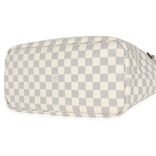 Louis Vuitton Louis Vuitton Damier Azur Canvas Braided Neverfull MM