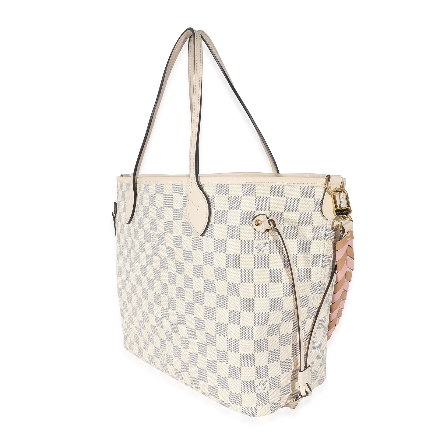 Louis Vuitton Louis Vuitton Damier Azur Canvas Braided Neverfull MM