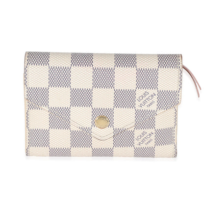 Louis Vuitton Louis Vuitton Damier Azur Canvas Victorine Wallet