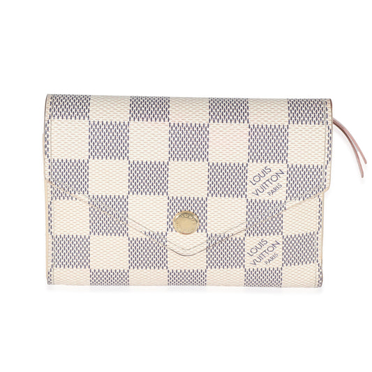 Louis Vuitton Louis Vuitton Damier Azur Canvas Victorine Wallet