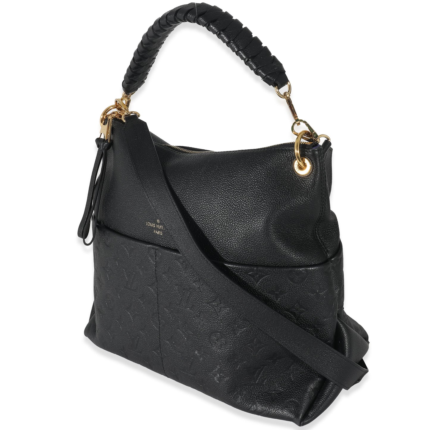 Louis Vuitton Louis Vuitton Black Monogram Empreinte Maida Hobo