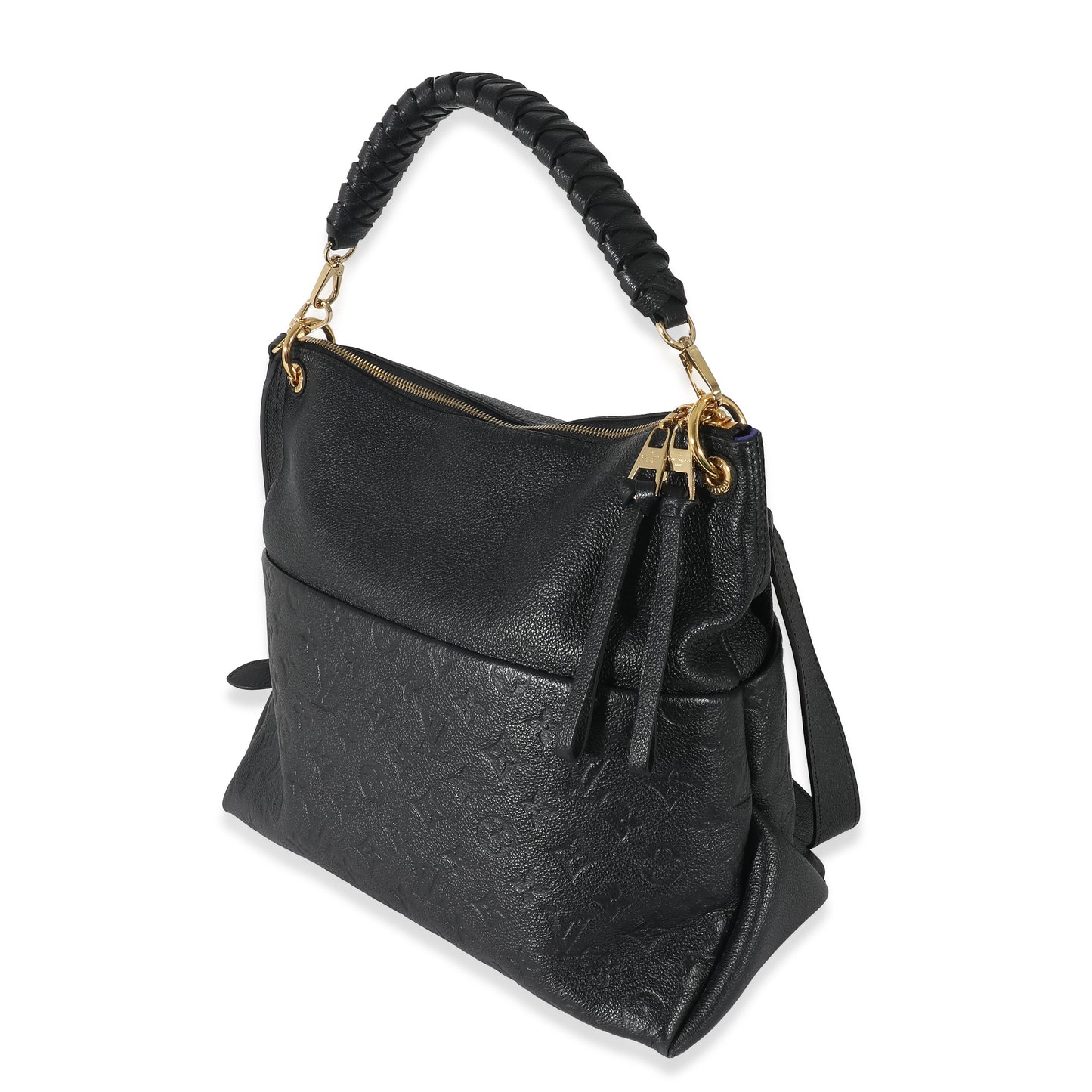Louis Vuitton Louis Vuitton Black Monogram Empreinte Maida Hobo
