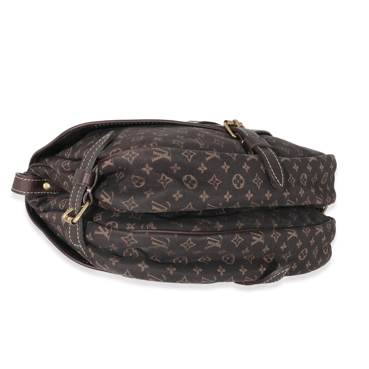 Louis Vuitton Louis Vuitton Ebene Monogram Canvas Mini Lin Saumur 26