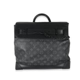 Louis Vuitton Louis Vuitton Black Taurillon Monogram Eclipse Steamer PM