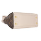 Louis Vuitton Louis Vuitton Greige Leather Monogram Canvas On My Side PM